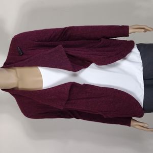 Maurice's purplish burgundy Size Small Cardigan